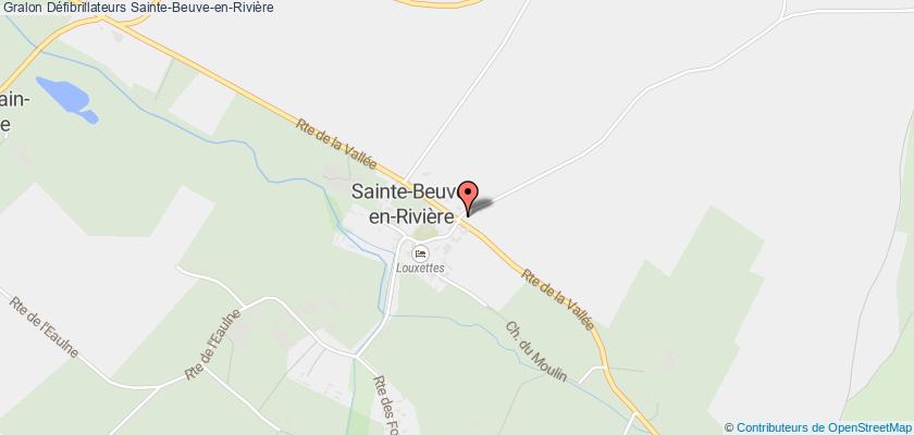 plan défibrillateurs Sainte-Beuve-en-Rivière