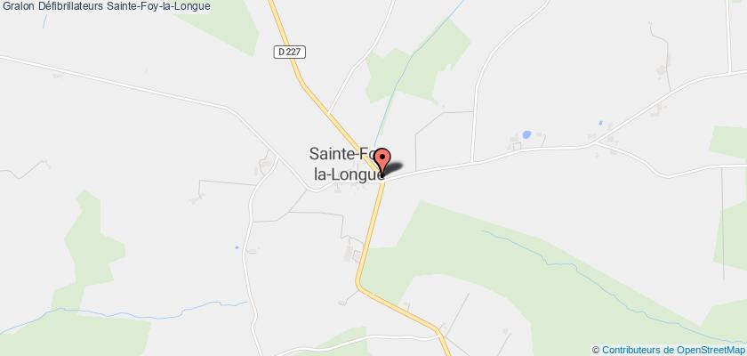 plan défibrillateurs Sainte-Foy-la-Longue
