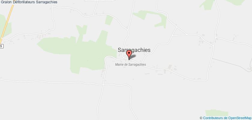 plan défibrillateurs Sarragachies