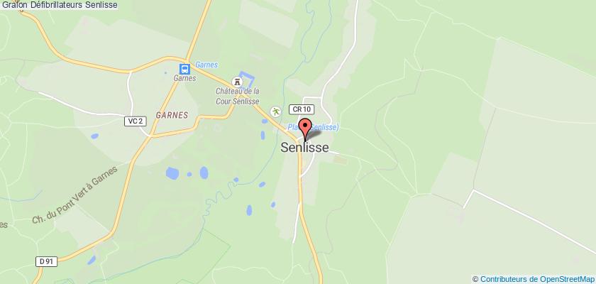 plan défibrillateurs Senlisse