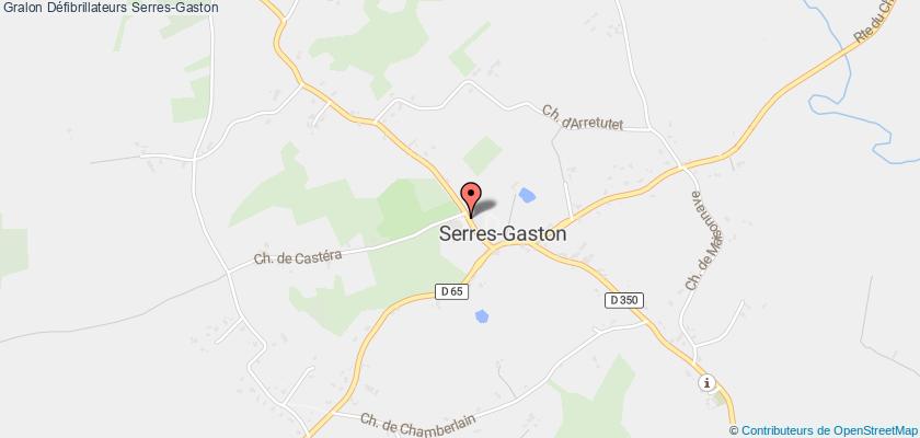 plan défibrillateurs Serres-Gaston