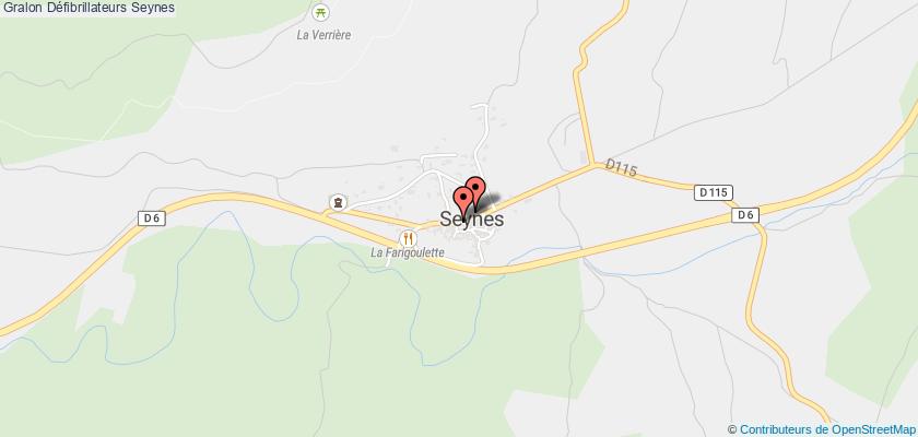 plan défibrillateurs Seynes