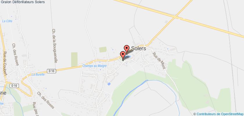 plan défibrillateurs Solers