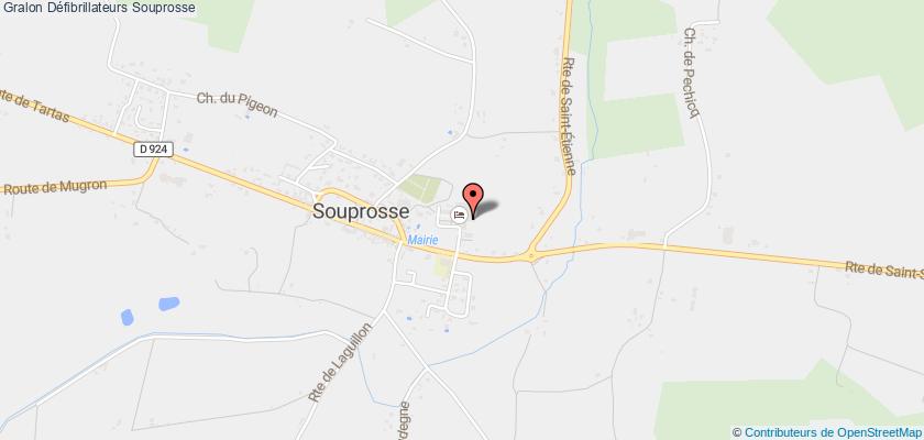plan défibrillateurs Souprosse