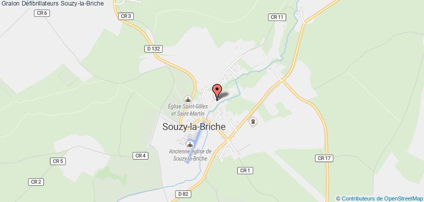 plan défibrillateurs Souzy-la-Briche