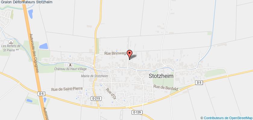 plan défibrillateurs Stotzheim