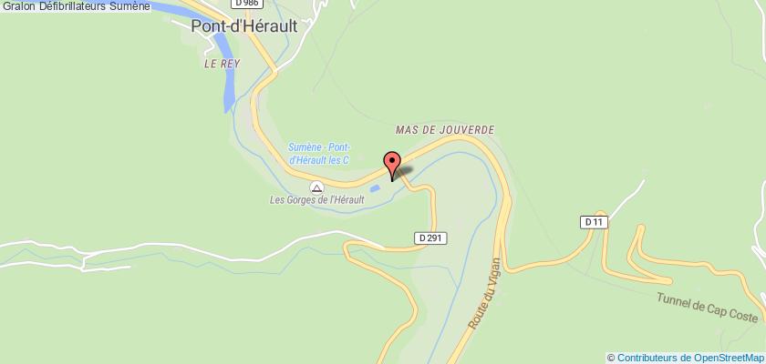 plan défibrillateurs Sumène