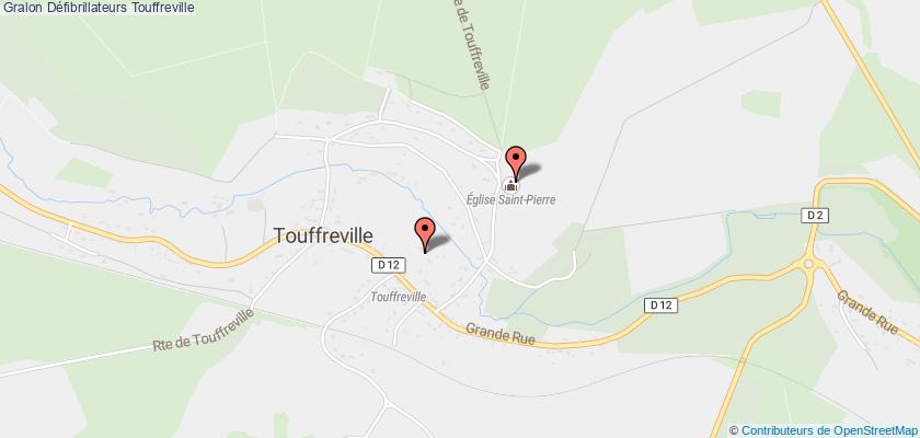 plan défibrillateurs Touffreville