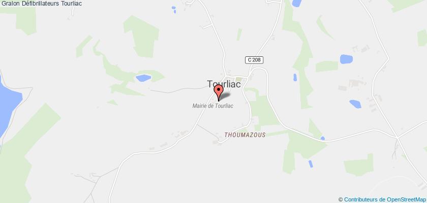plan défibrillateurs Tourliac