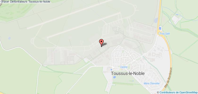 plan défibrillateurs Toussus-le-Noble