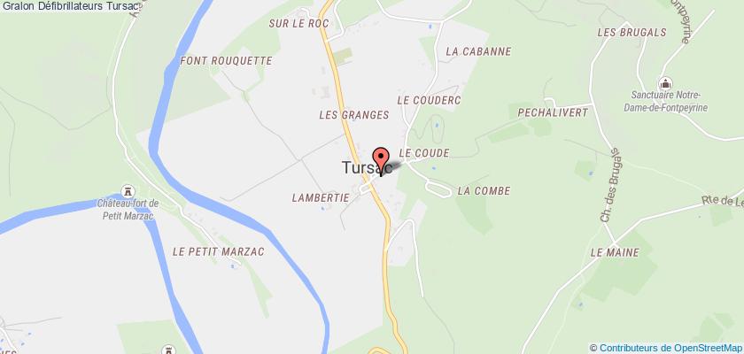 plan défibrillateurs Tursac