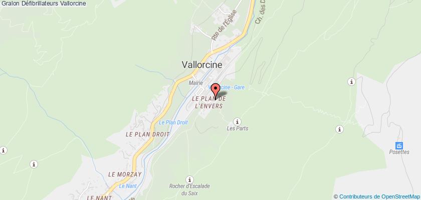 plan défibrillateurs Vallorcine
