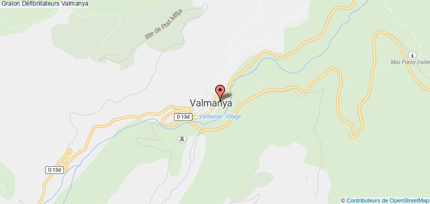 plan défibrillateurs Valmanya