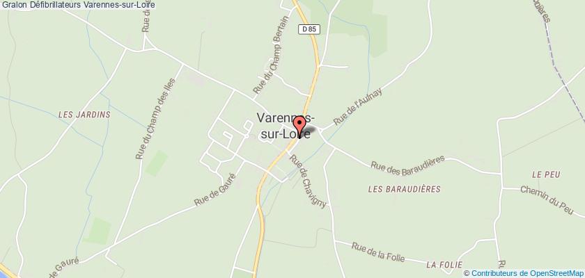 plan défibrillateurs Varennes-sur-Loire