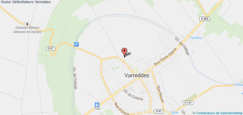 plan défibrillateurs Varreddes