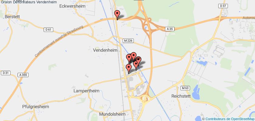 plan défibrillateurs Vendenheim