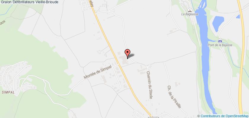 plan défibrillateurs Vieille-Brioude