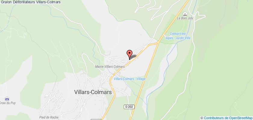 plan défibrillateurs Villars-Colmars