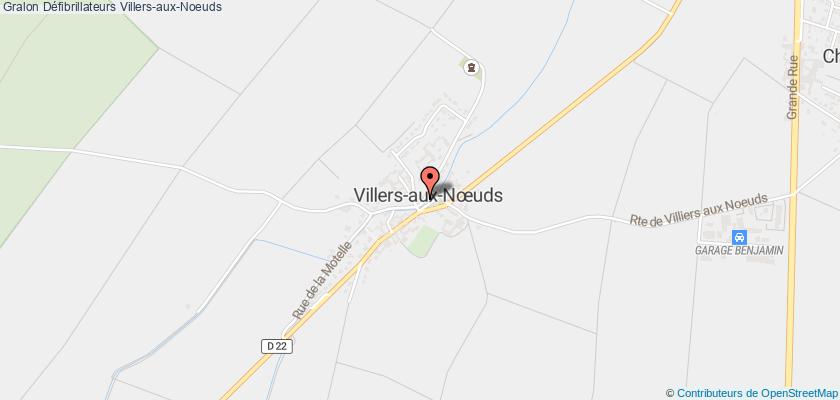 plan défibrillateurs Villers-aux-Noeuds