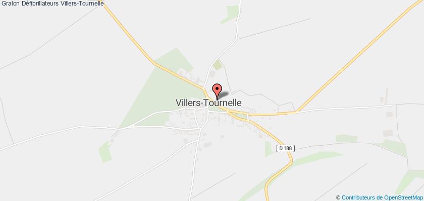 plan défibrillateurs Villers-Tournelle
