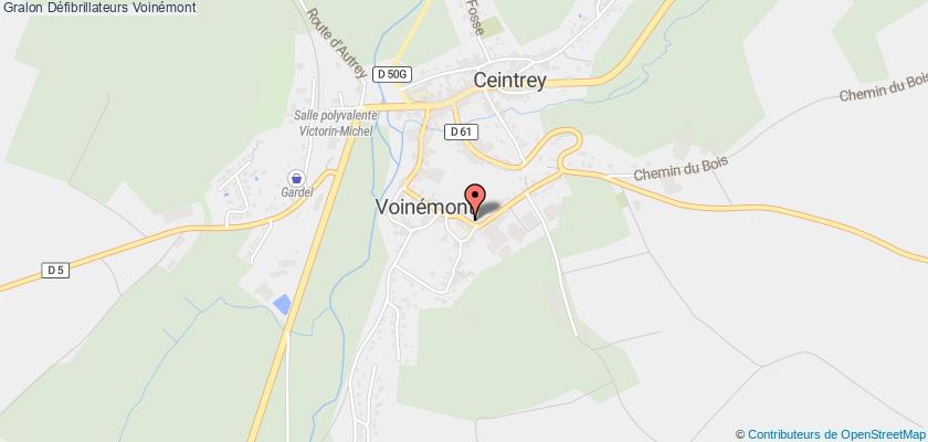 plan défibrillateurs Voinémont