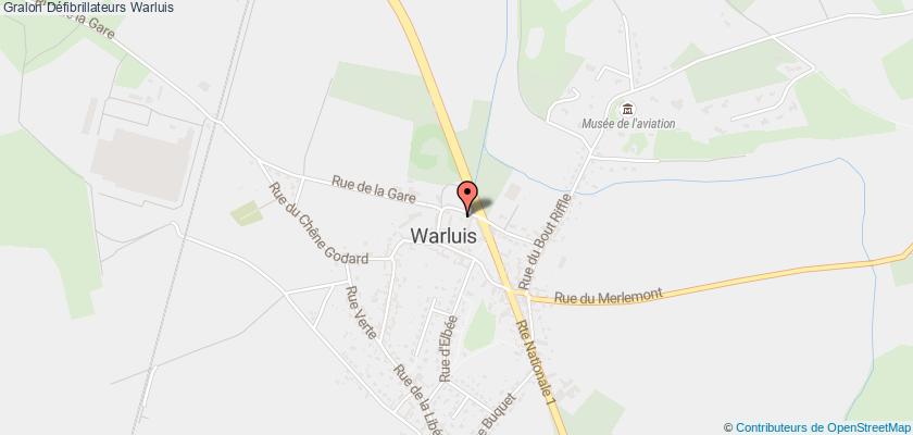 plan défibrillateurs Warluis