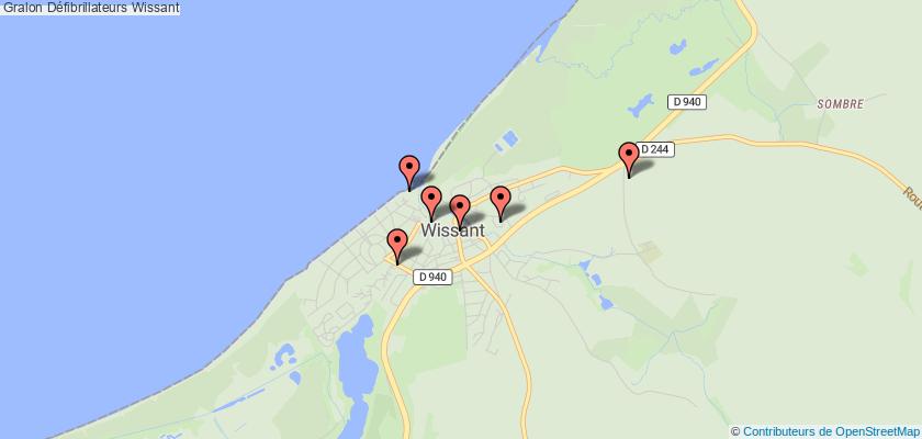 plan défibrillateurs Wissant