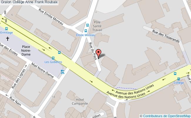 Collège Anne Frank Roubaix école public