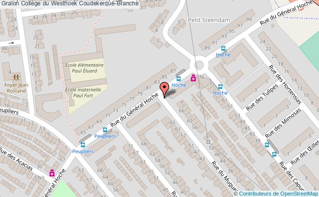 plan Collège Du Westhoek Coudekerque-branche Coudekerque-Branche