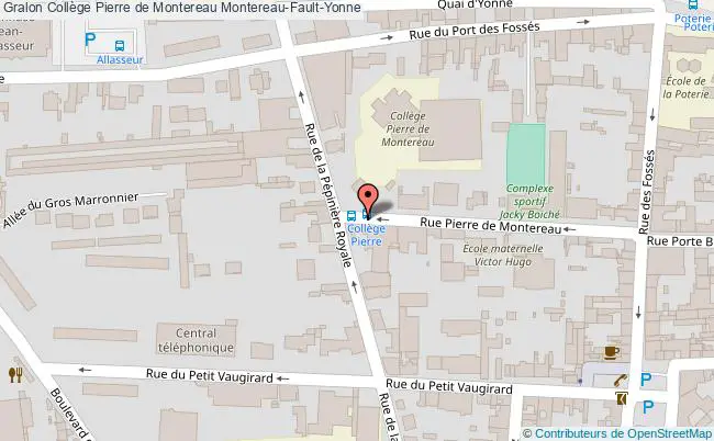 plan Collège Pierre De Montereau Montereau-fault-yonne Montereau-Fault-Yonne