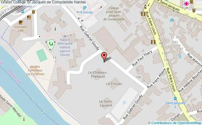 plan Collège St Jacques De Compostelle Nantes Nantes