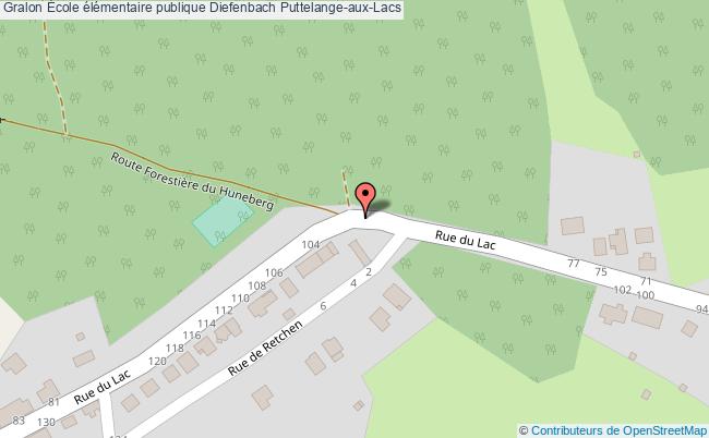 plan École élémentaire Publique Diefenbach Puttelange-aux-lacs Puttelange-aux-Lacs