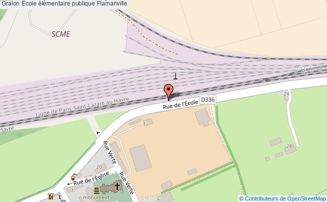 plan École élémentaire Publique Flamanville Flamanville
