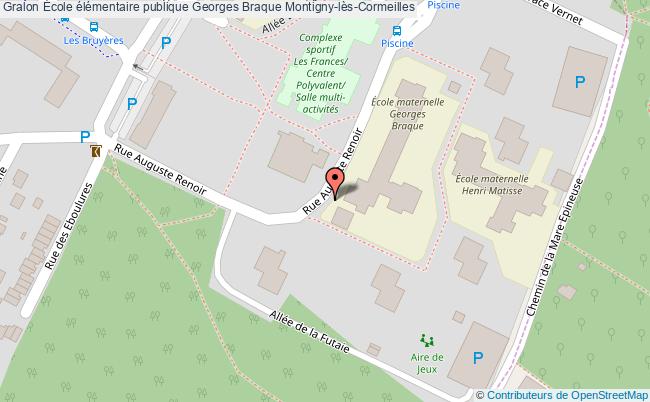 plan École élémentaire Publique Georges Braque Montigny-lès-cormeilles Montigny-lès-Cormeilles