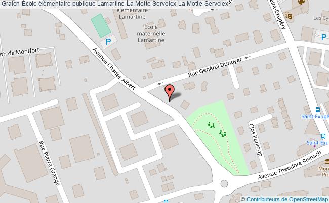 plan École élémentaire Publique Lamartine-la Motte Servolex La Motte-servolex La Motte-Servolex