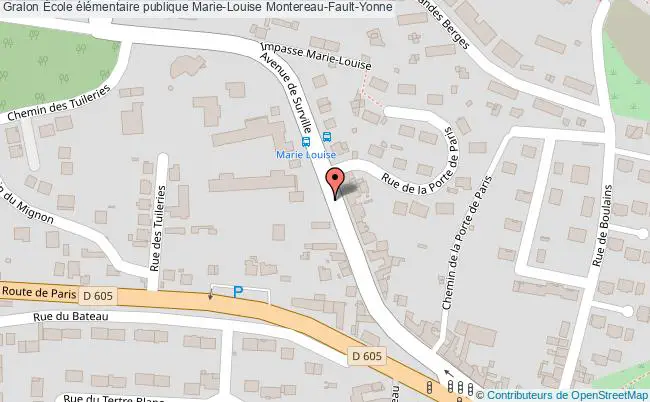 plan École élémentaire Publique Marie-louise Montereau-fault-yonne Montereau-Fault-Yonne