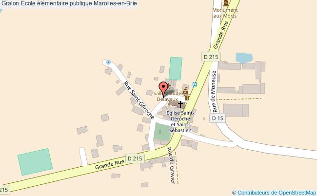 plan École élémentaire Publique Marolles-en-brie Marolles-en-Brie