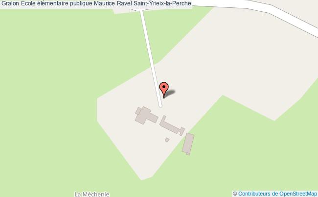 plan École élémentaire Publique Maurice Ravel Saint-yrieix-la-perche Saint-Yrieix-la-Perche
