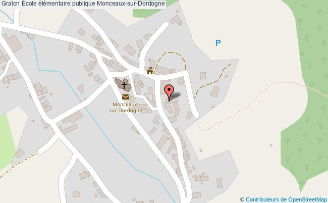 plan École élémentaire Publique Monceaux-sur-dordogne Monceaux-sur-Dordogne
