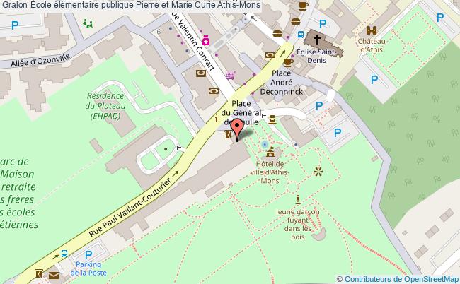 plan École élémentaire Publique Pierre Et Marie Curie Athis-mons Athis-Mons