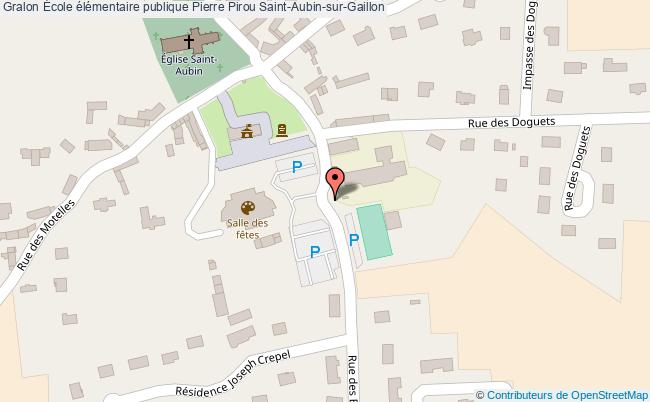 plan École élémentaire Publique Pierre Pirou Saint-aubin-sur-gaillon Saint-Aubin-sur-Gaillon