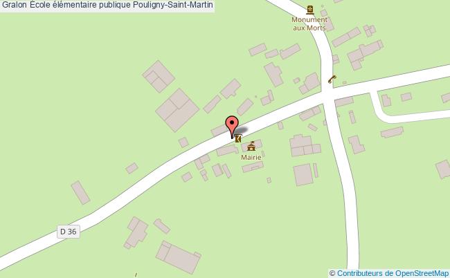 plan École élémentaire Publique Pouligny-saint-martin Pouligny-Saint-Martin
