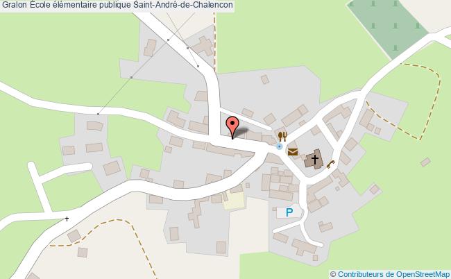 plan École élémentaire Publique Saint-andré-de-chalencon Saint-André-de-Chalencon