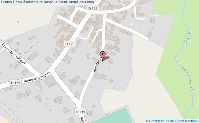 plan École élémentaire Publique Saint-andré-de-lidon Saint-André-de-Lidon