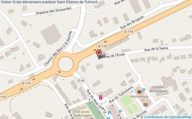 plan École élémentaire Publique Saint-etienne-de-tulmont Saint-Etienne-de-Tulmont