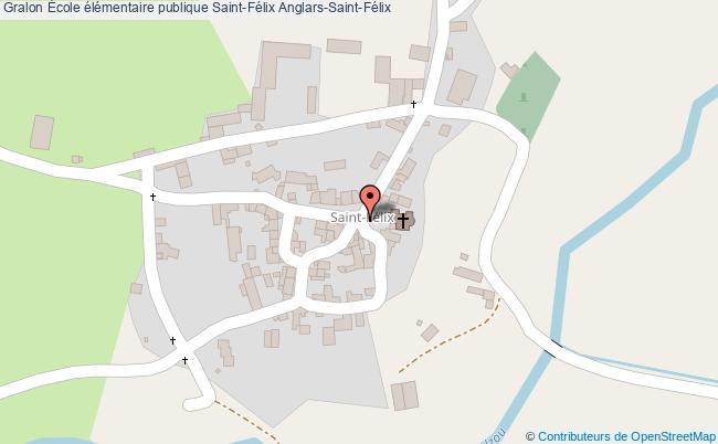 plan École élémentaire Publique Saint-félix Anglars-saint-félix Anglars-Saint-Félix
