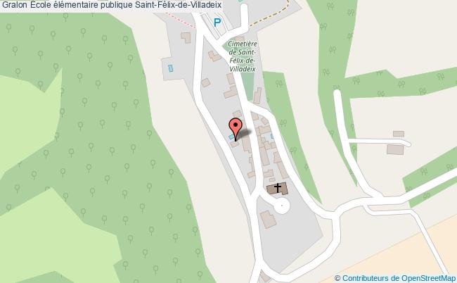 plan École élémentaire Publique Saint-félix-de-villadeix Saint-Félix-de-Villadeix