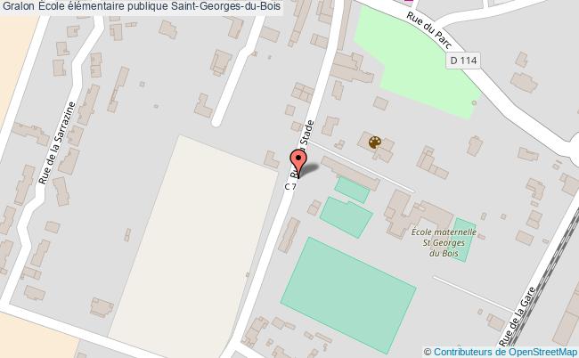 plan École élémentaire Publique Saint-georges-du-bois Saint-Georges-du-Bois