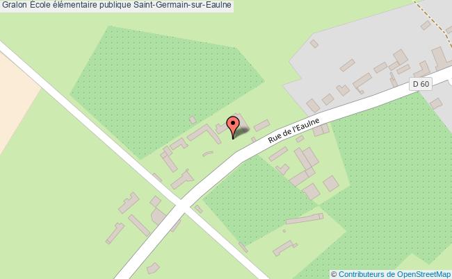 plan École élémentaire Publique Saint-germain-sur-eaulne Saint-Germain-sur-Eaulne