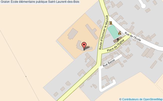 plan École élémentaire Publique Saint-laurent-des-bois Saint-Laurent-des-Bois